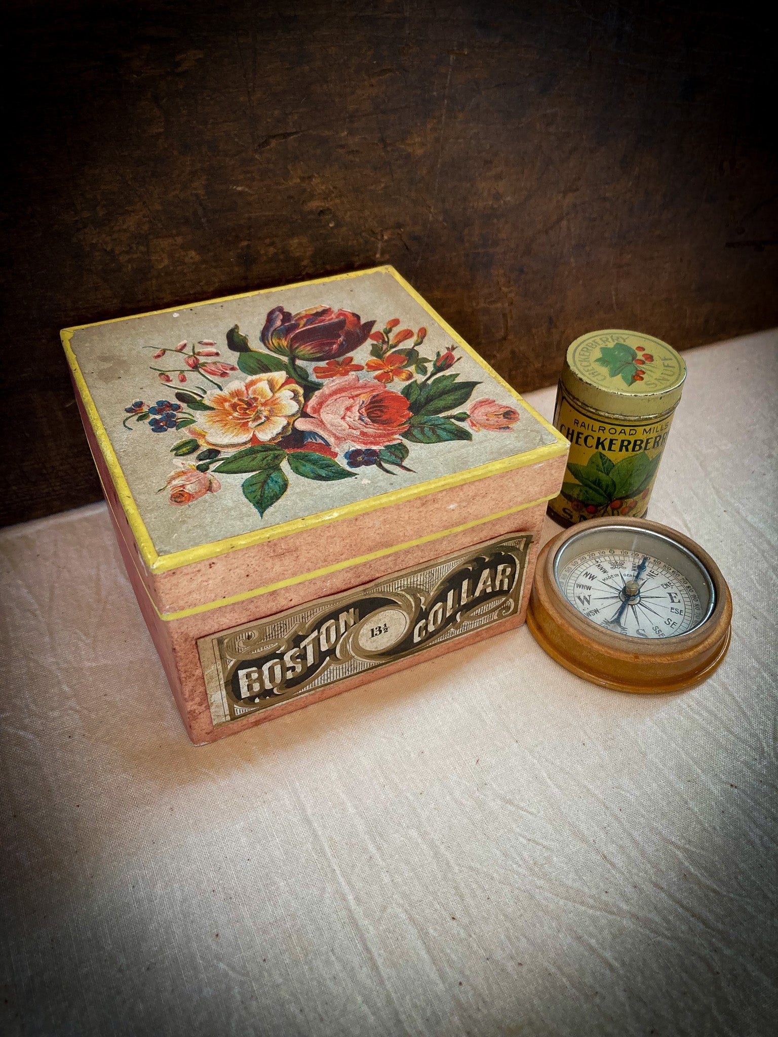 Victorian Era Paper Collars for Men, Boston Collar – New in Original Box