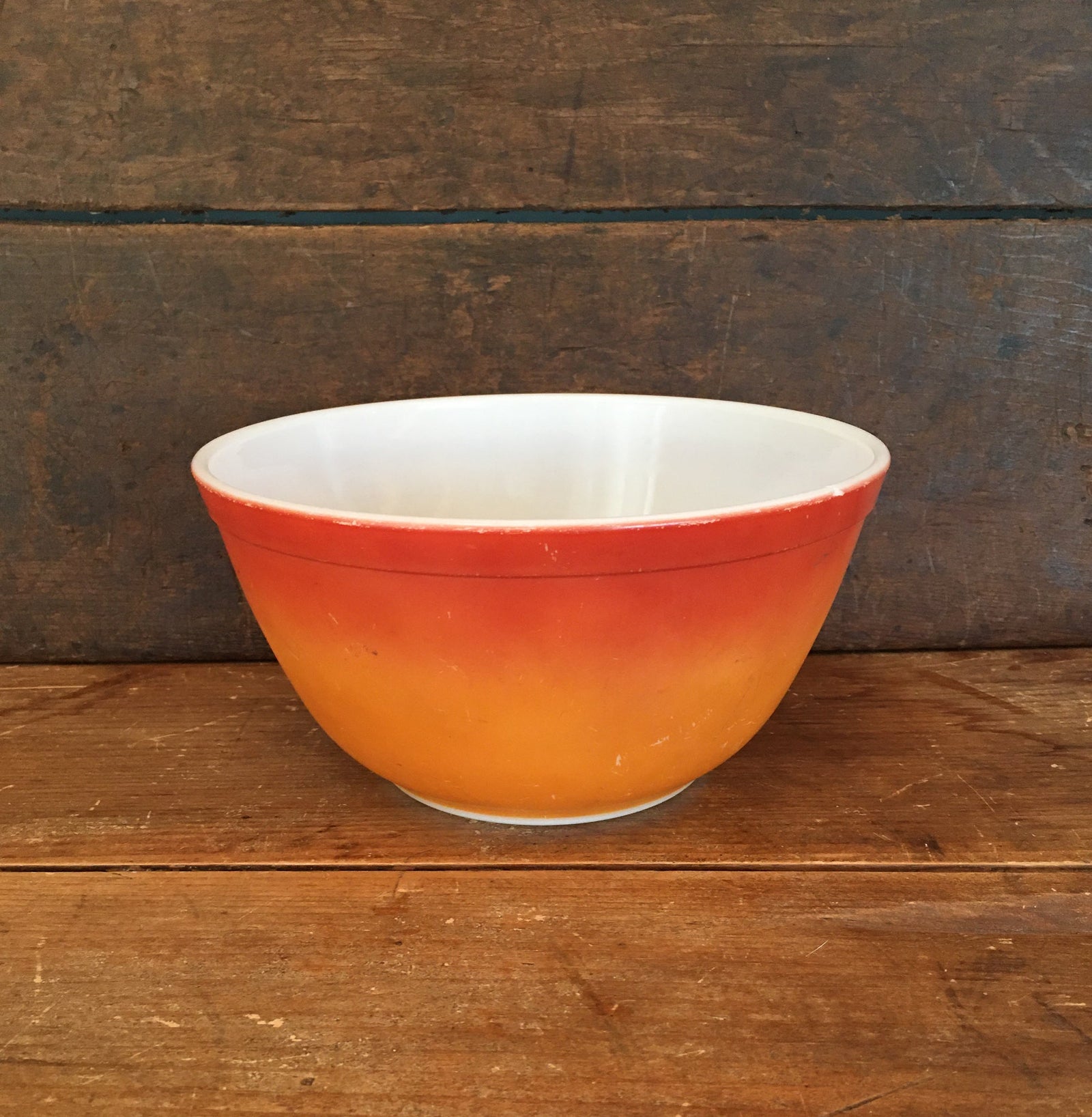 1974 Pyrex Flameglo 1 ½ Qt Mixing Bowl
