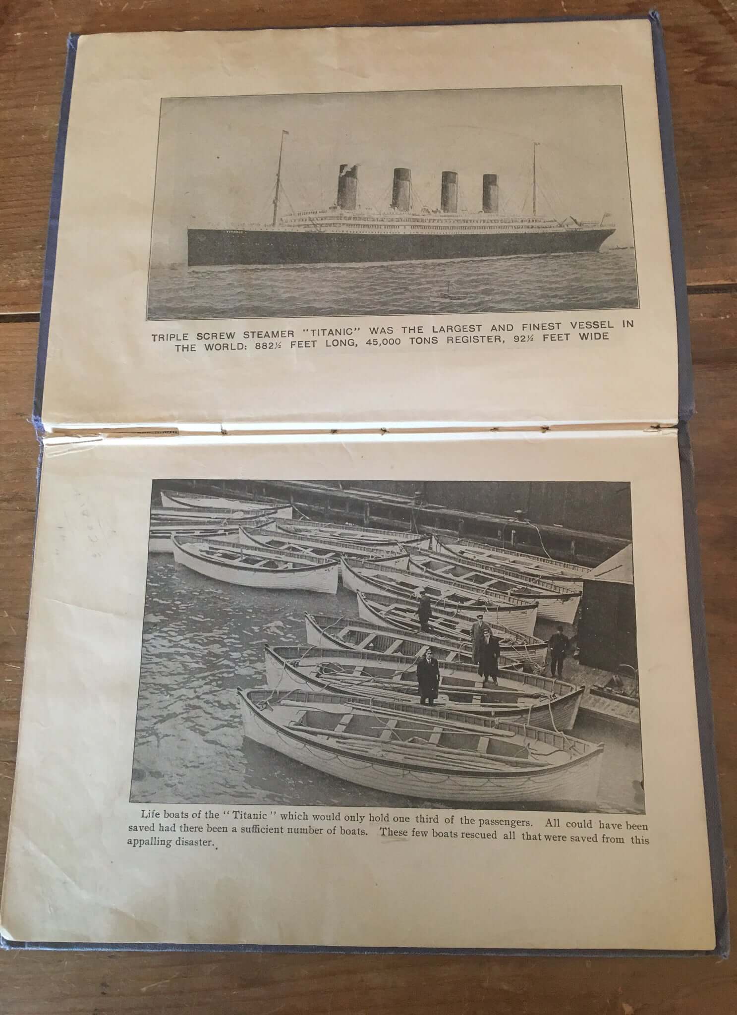 LeHay's Vintage Shop, 1912 Memorial Edition “Sinking of the Titanic”, Prospectus – Salesman Sample