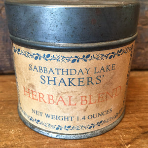 1977 Sabbathday Lake Shakers’ “Herbal Blend” Tin
