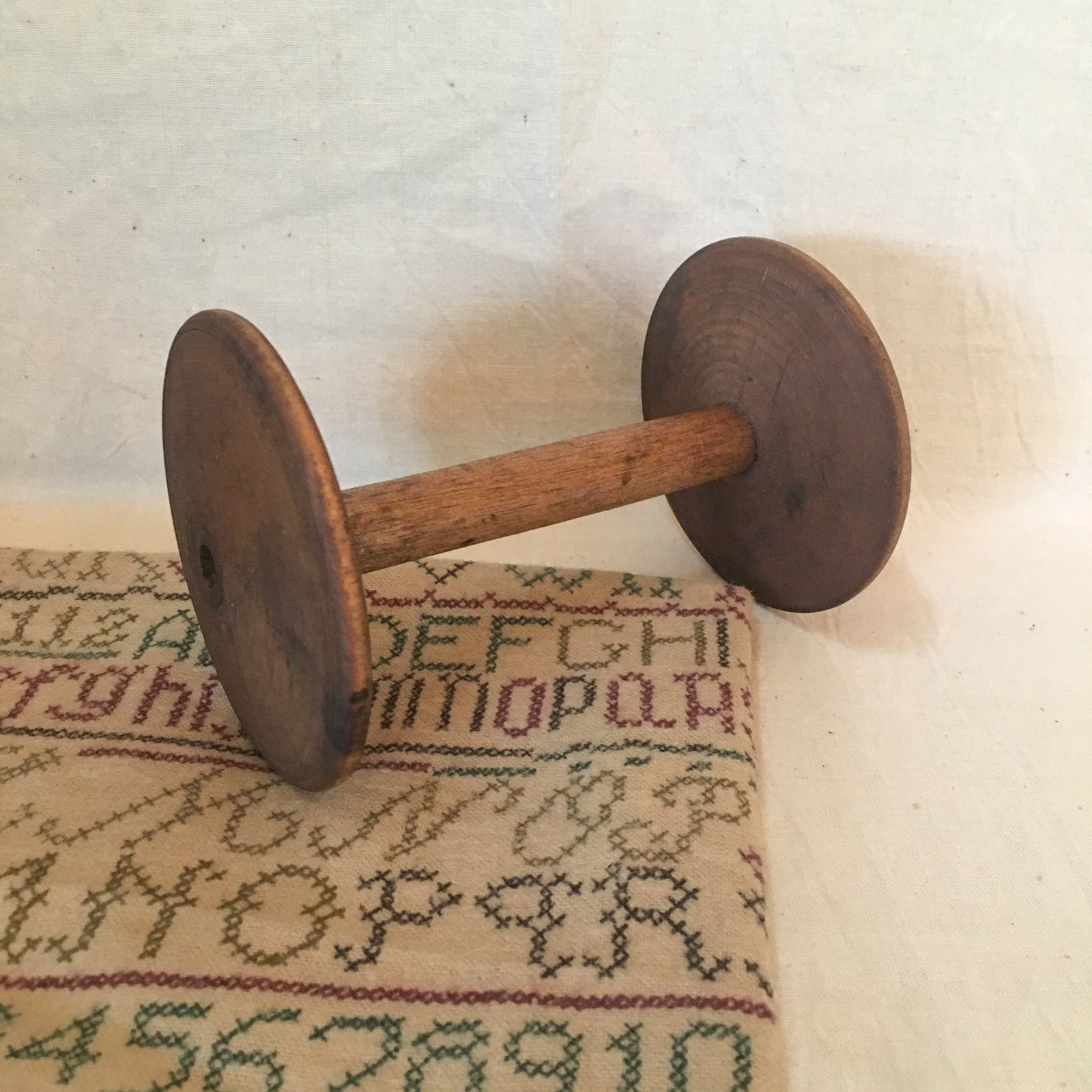 Small Wooden Spool, 4.5 Inches Long