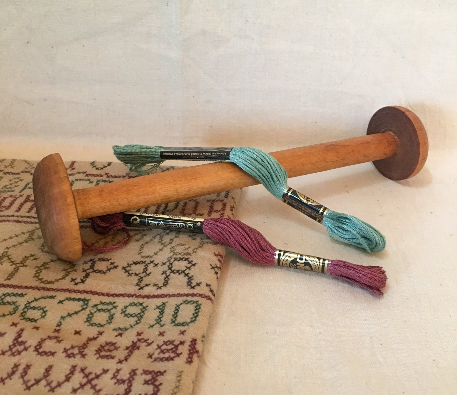 Wooden Spool, 8 Inches Long