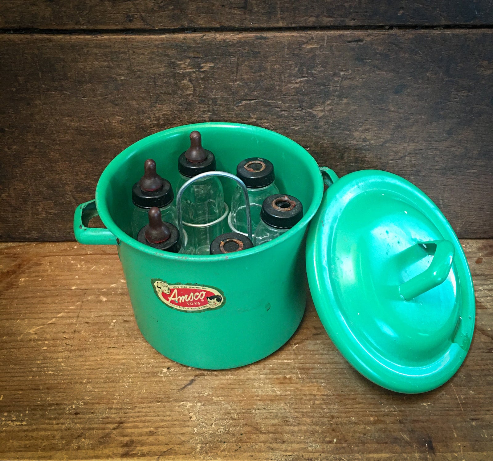 1950’s Amsco Toy Baby Bottle Sterilizer