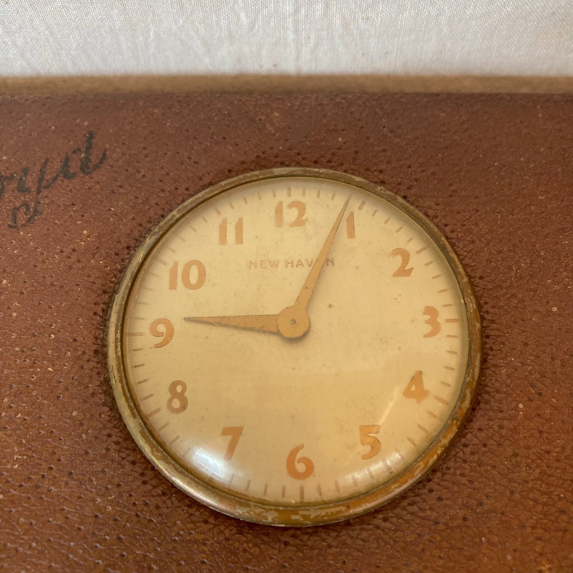 Mid Century Men’s "Lloyd" Dresser Box with Working Clock