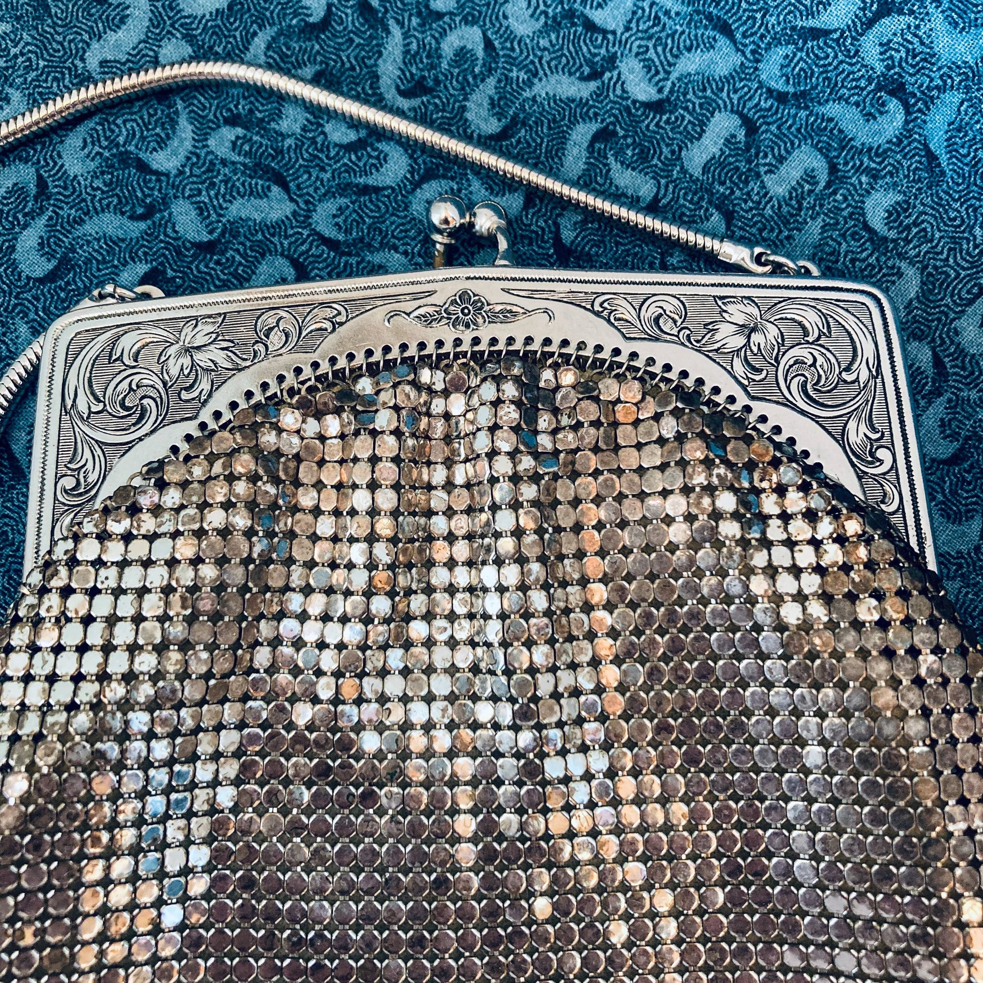 1960’s Whiting and Davis Silver Mesh Purse