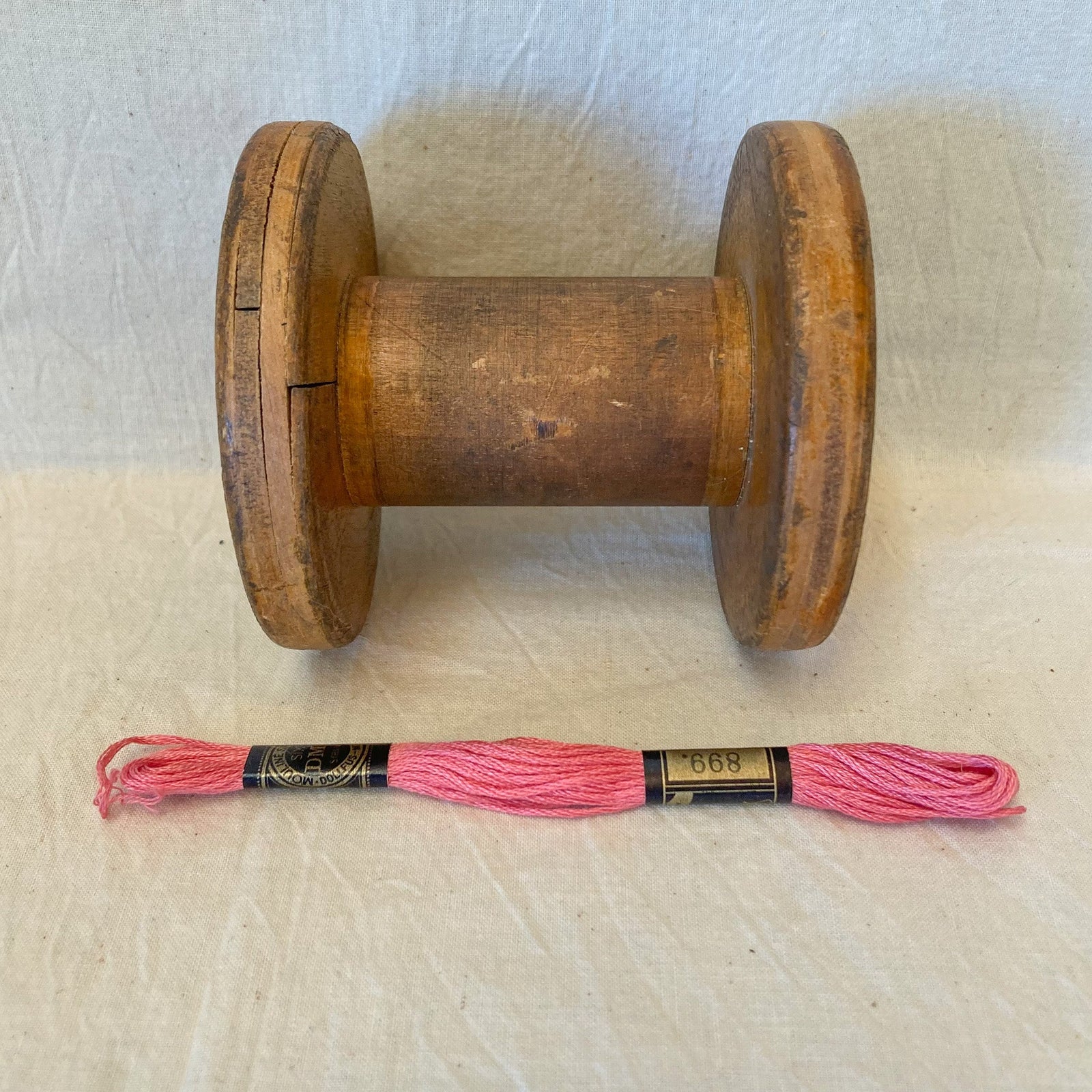 Wooden Spool, 4” Long