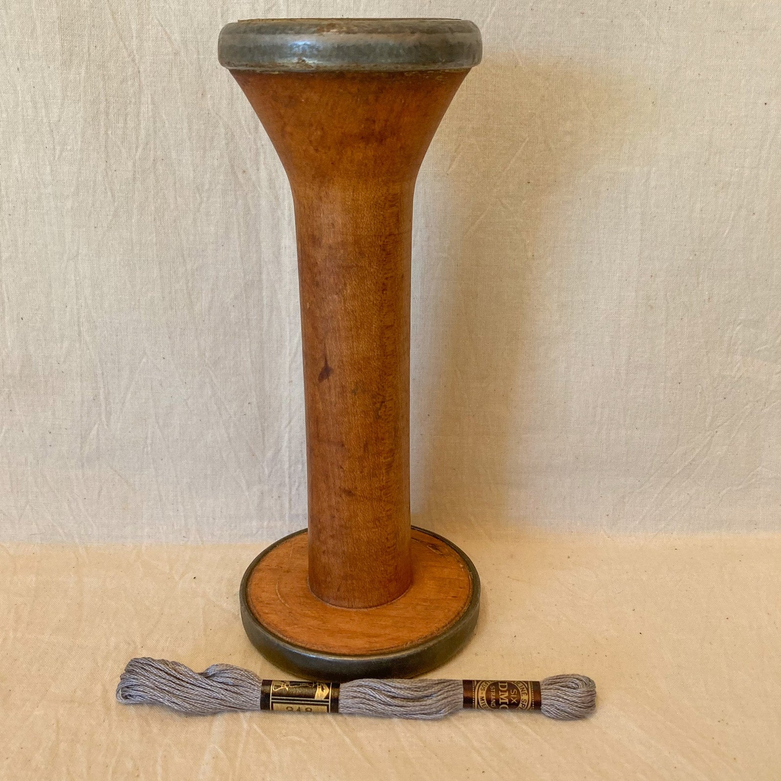 Wooden Spool, 8.5” Long